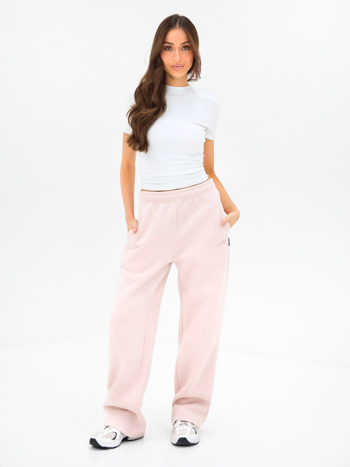 Outline Heritage Wide Leg Sweatpants - Ballet Pink