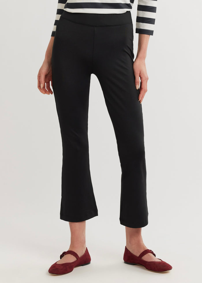 Palm Bay Pant in Luxe Stretch (Black)