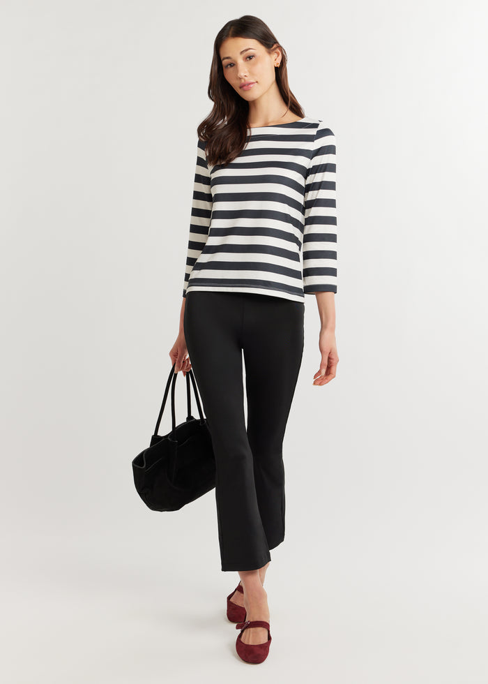 Palm Bay Pant in Luxe Stretch (Black)
