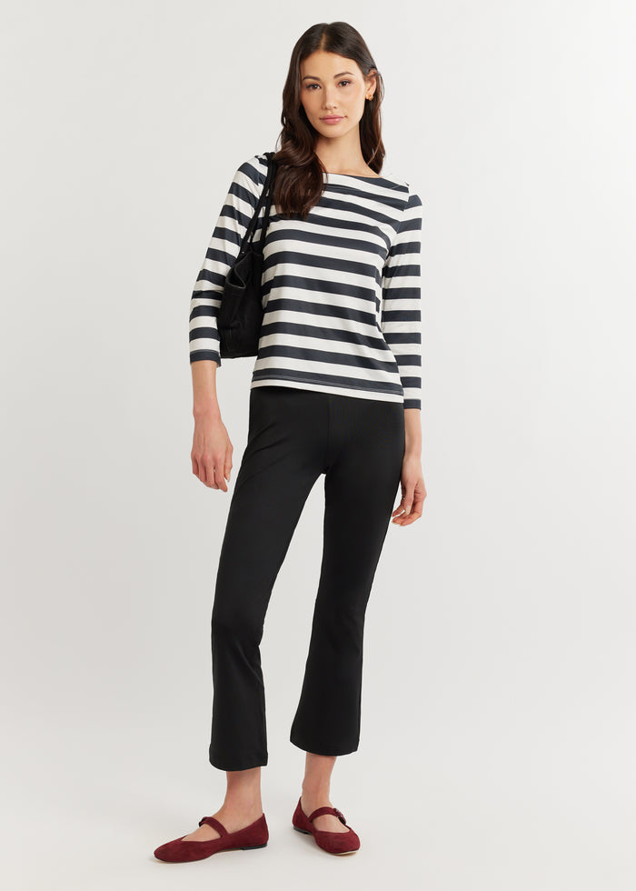 Palm Bay Pant in Luxe Stretch (Black)