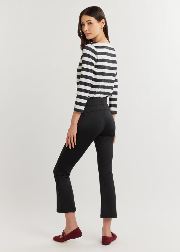 Palm Bay Pant in Luxe Stretch (Black)