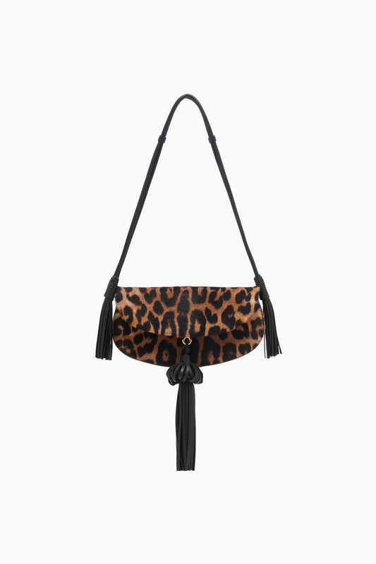 Paloma Flap Tassel Bag - Leopard