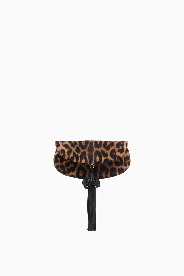 Paloma Flap Tassel Bag - Leopard