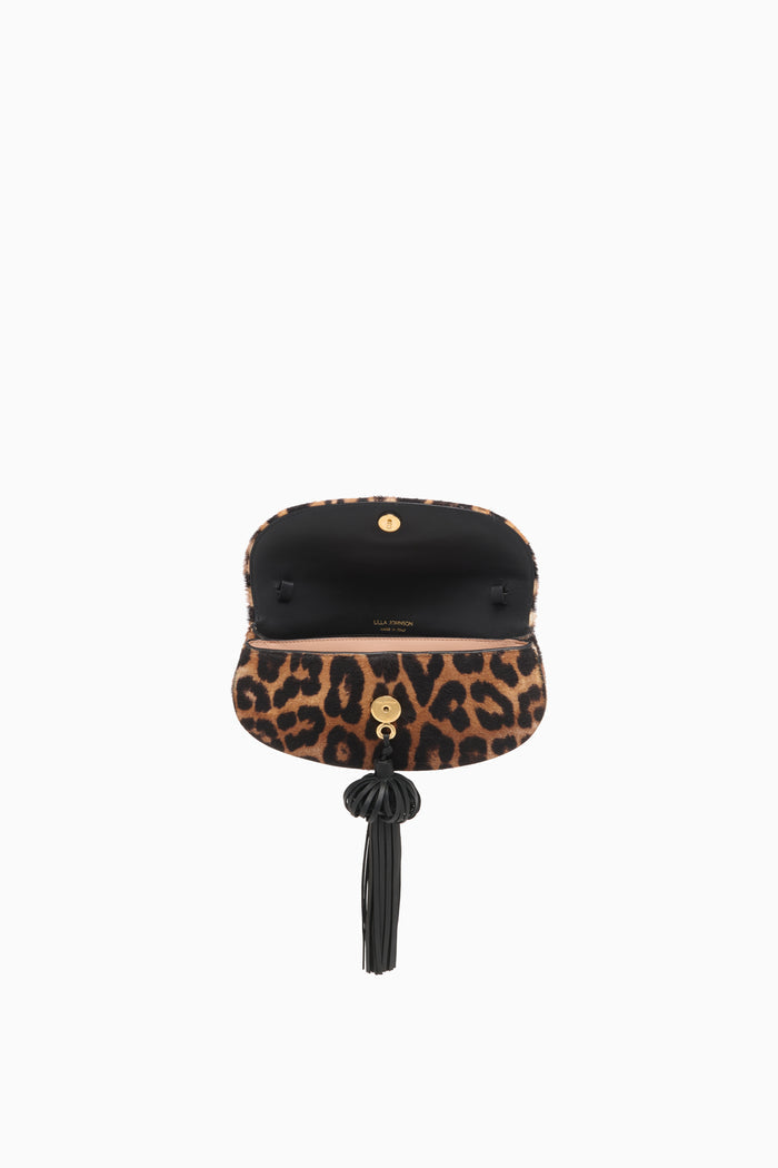 Paloma Flap Tassel Bag - Leopard