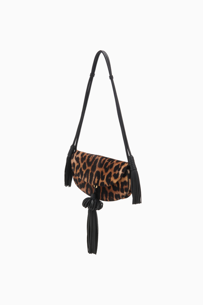 Paloma Flap Tassel Bag - Leopard