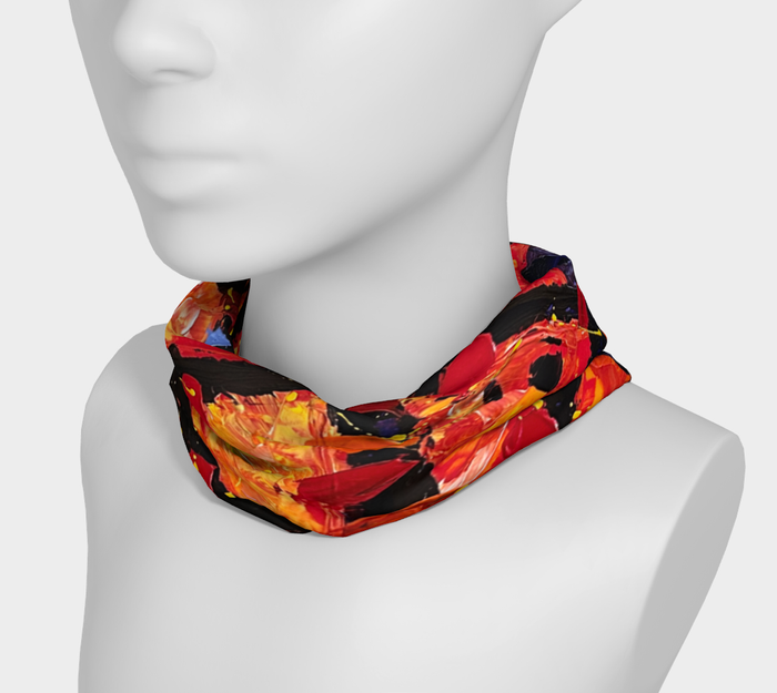"Passion Puzzle" Headband (Orange, Purple)