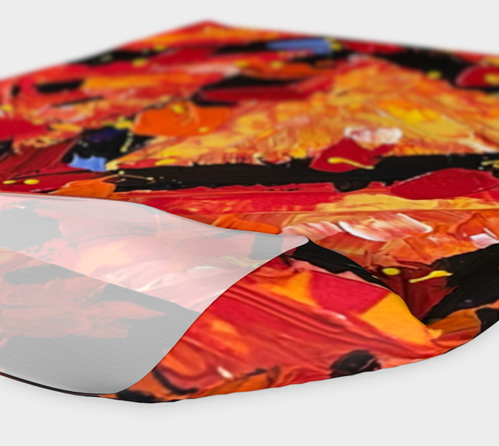 "Passion Puzzle" Headband (Orange, Purple)