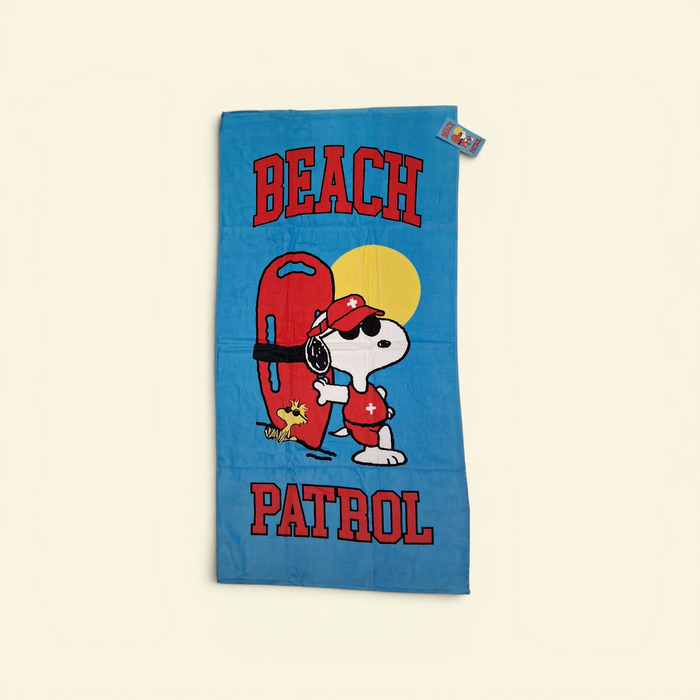 PEANUTS® BEACH PATROL TOWEL 30x60