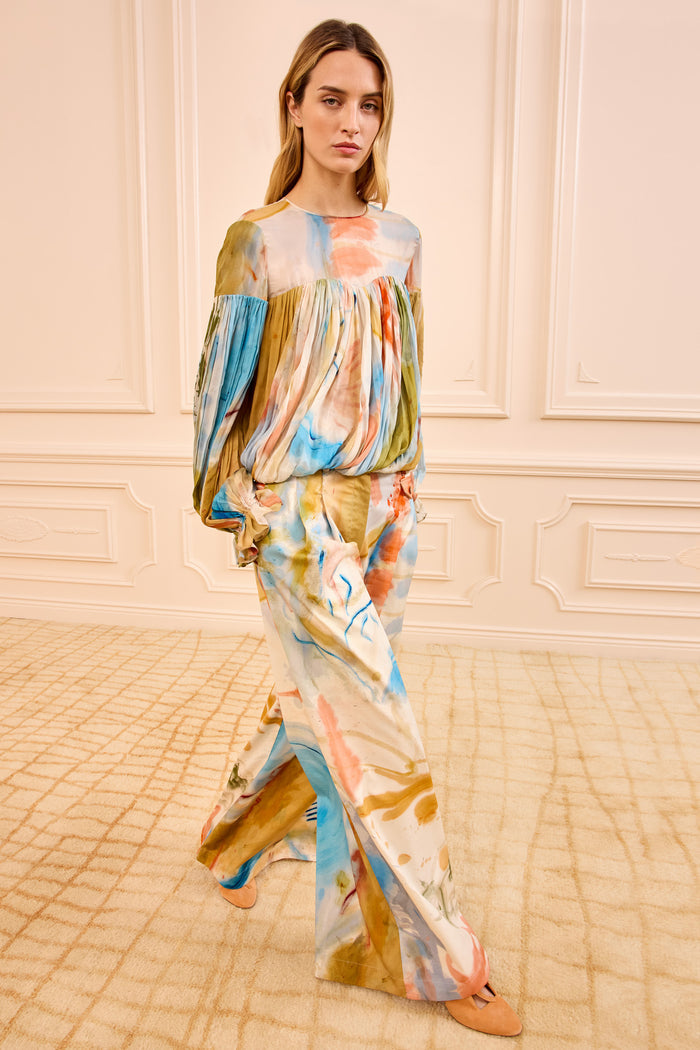 Western Dream Silk Blouse Complete Look - Full Body Styled | Ulla Johnson