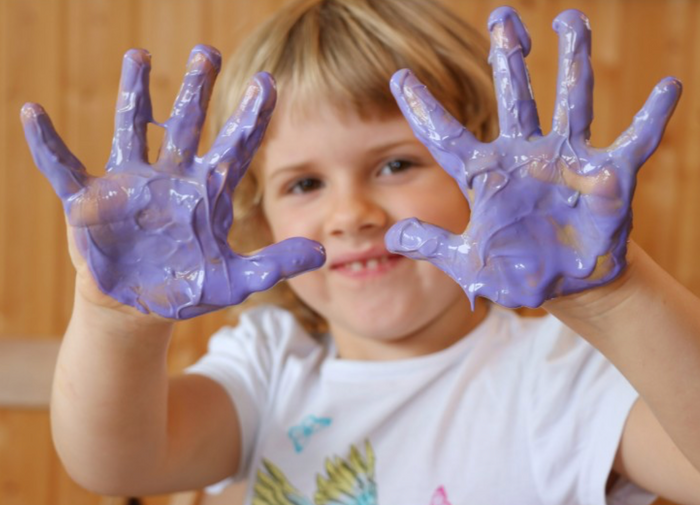 Peinture aux doigts | Couleurs pastels