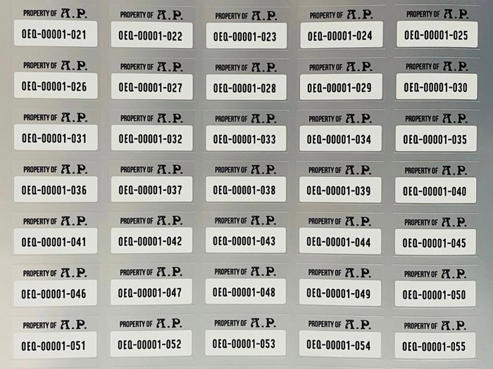 สติ๊กเกอร์ PET Metalized Sticker เงาเมทัลลิก พิมพ์คมชัด เหมาะสำหรับฉลากสินค้าและงานตกแต่ง