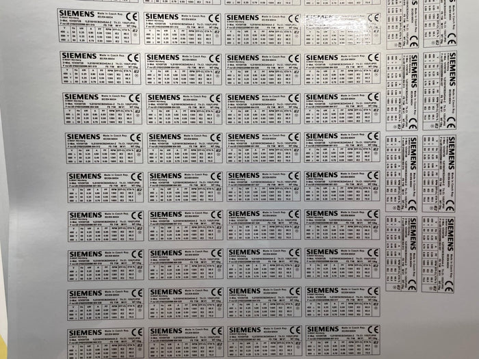 สติ๊กเกอร์ PET Metalized Sticker เงาเมทัลลิก พิมพ์คมชัด เหมาะสำหรับฉลากสินค้าและงานตกแต่ง