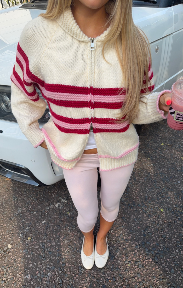 Pink & Red Sunday Jumper