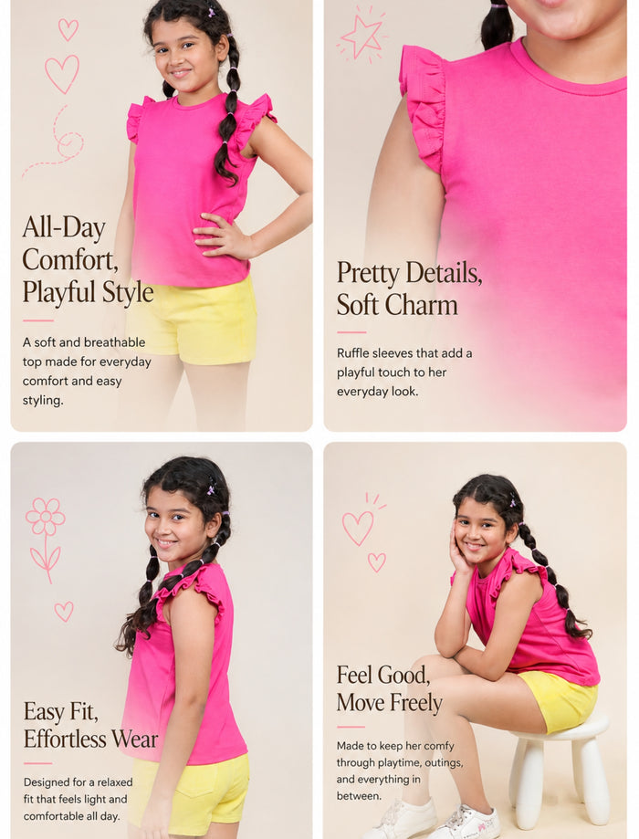 All Day Comfort Playful Style Shorts-Tweeny Mini