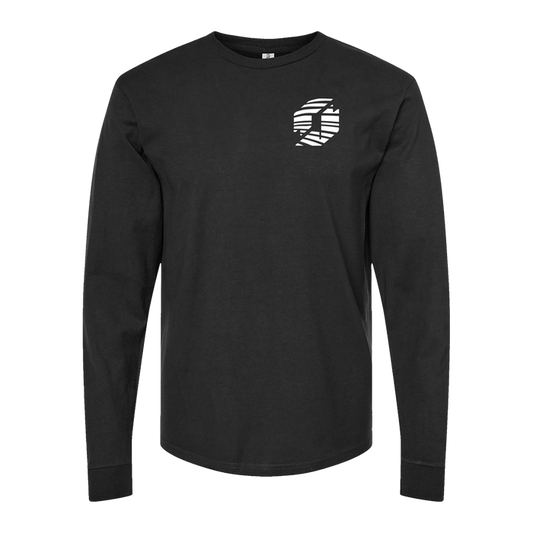Planstin Rock Wave Long Sleeve T-Shirt (Black)