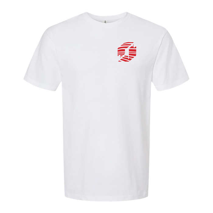 Planstin Rock Wave Short Sleeve T-Shirt (White)