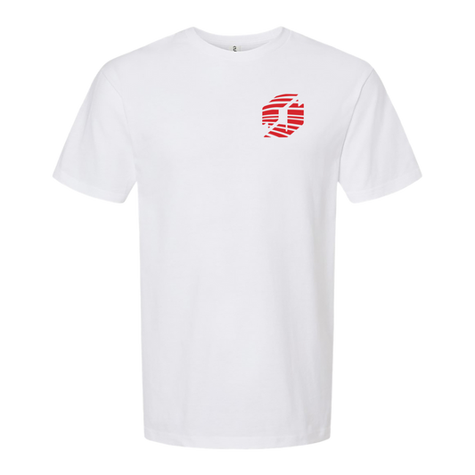 Planstin Rock Wave Short Sleeve T-Shirt (White)
