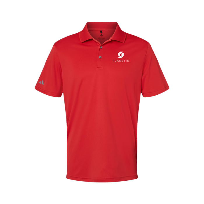Planstin x Adidas Men's Performance Polo (Red)