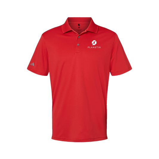 Planstin x Adidas Men's Performance Polo (Red)