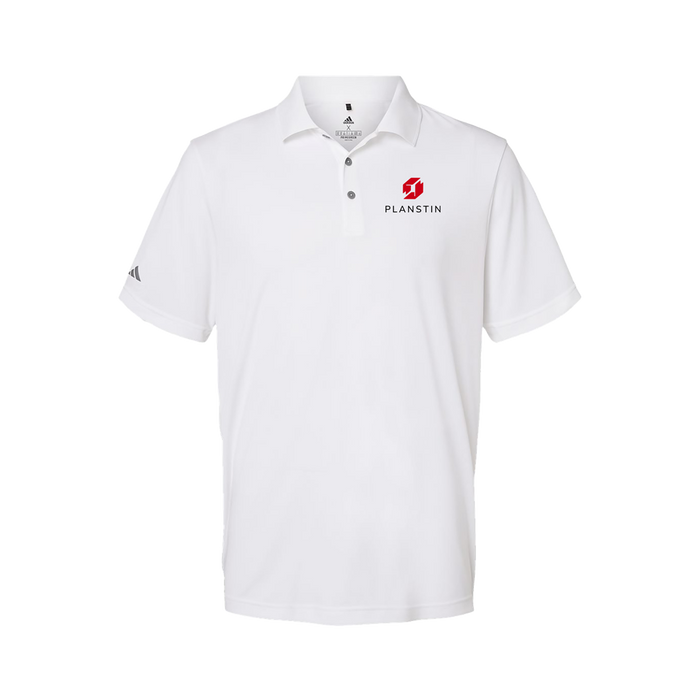 Planstin x Adidas Men's Performance Polo (White)