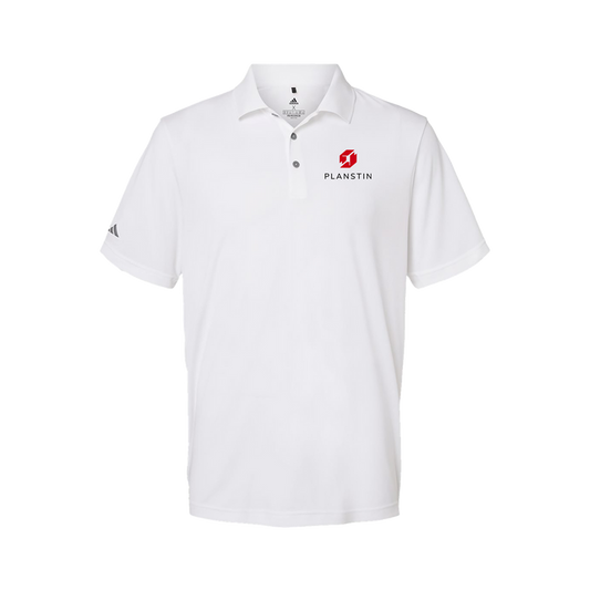 Planstin x Adidas Men's Performance Polo (White)