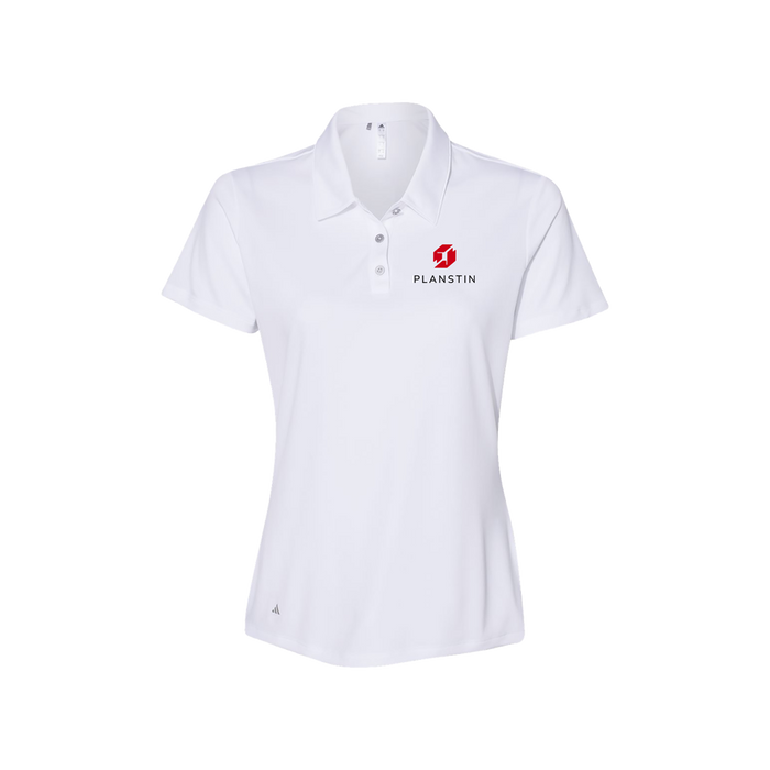 Planstin x Adidas Women's Performance Polo (White)