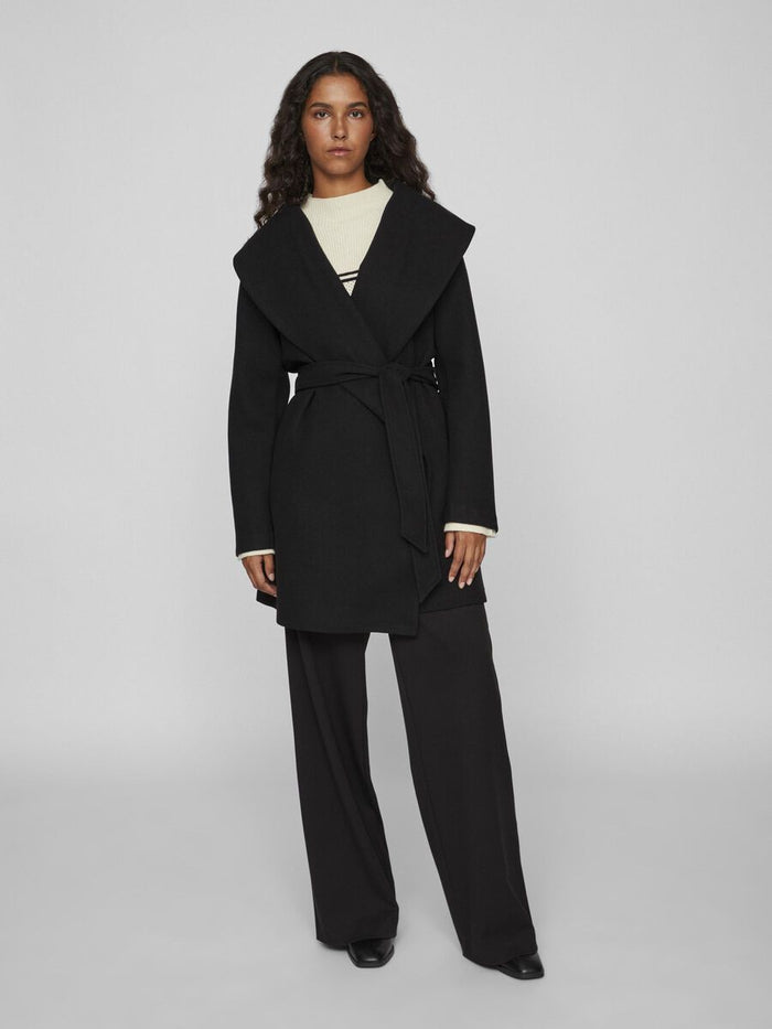 POKO COLLAR COAT (BLACK)