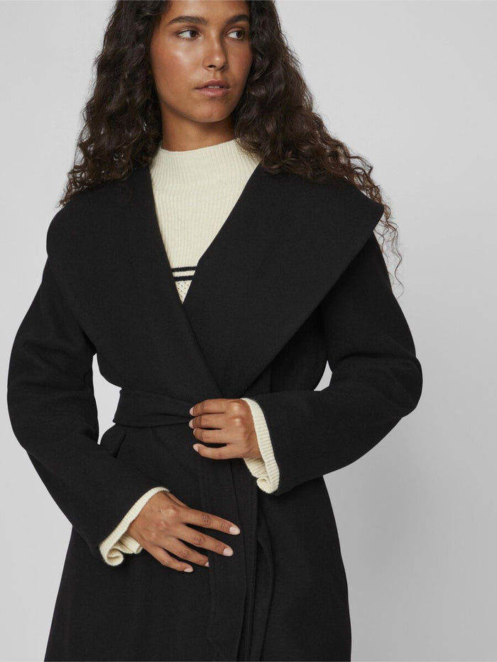POKO COLLAR COAT (BLACK)