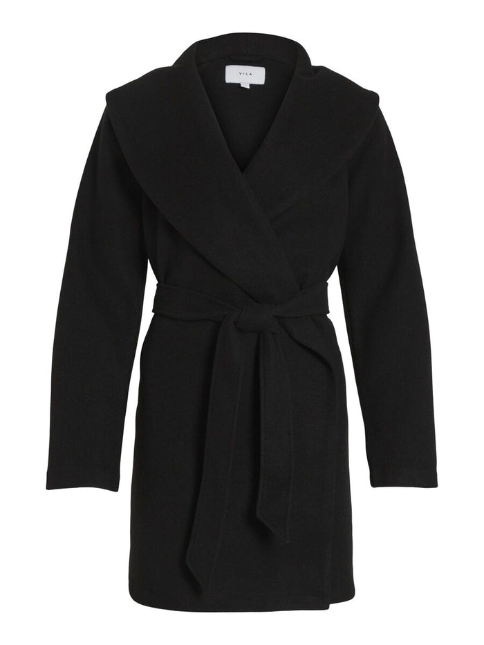 POKO COLLAR COAT (BLACK)