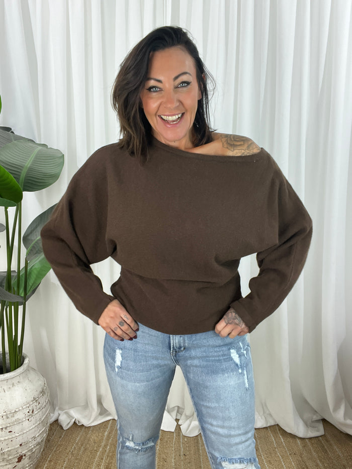 Polly Jumper - Chocolate