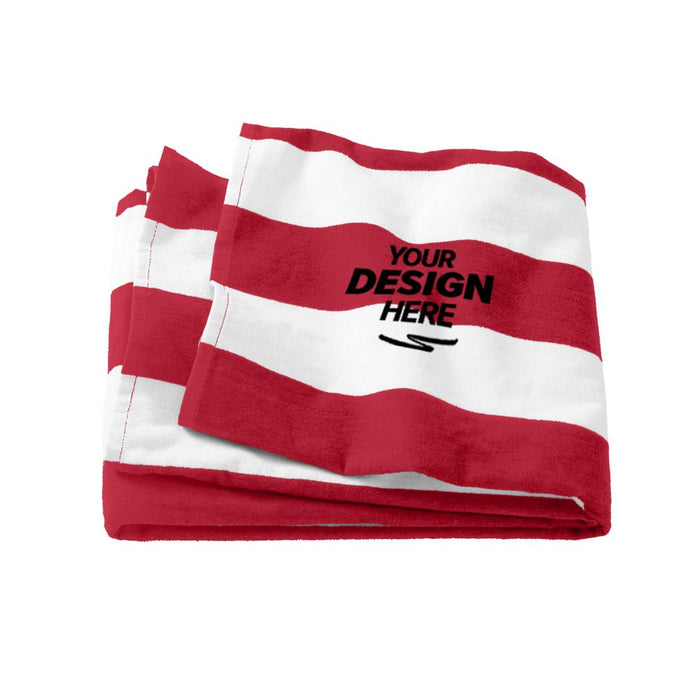 Port Authority Cabana Stripe Beach Towel