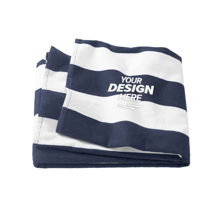 Port Authority Cabana Stripe Beach Towel