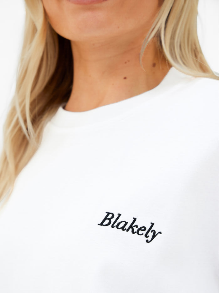 Posy Pomegranate Oversized T-Shirt - White