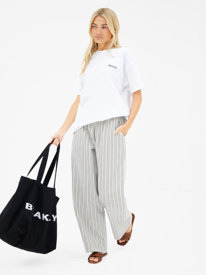 Posy Pomegranate Oversized T-Shirt - White