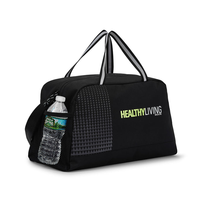 Power Play Sport Bag - Black | Custom Branded | Lemon Print