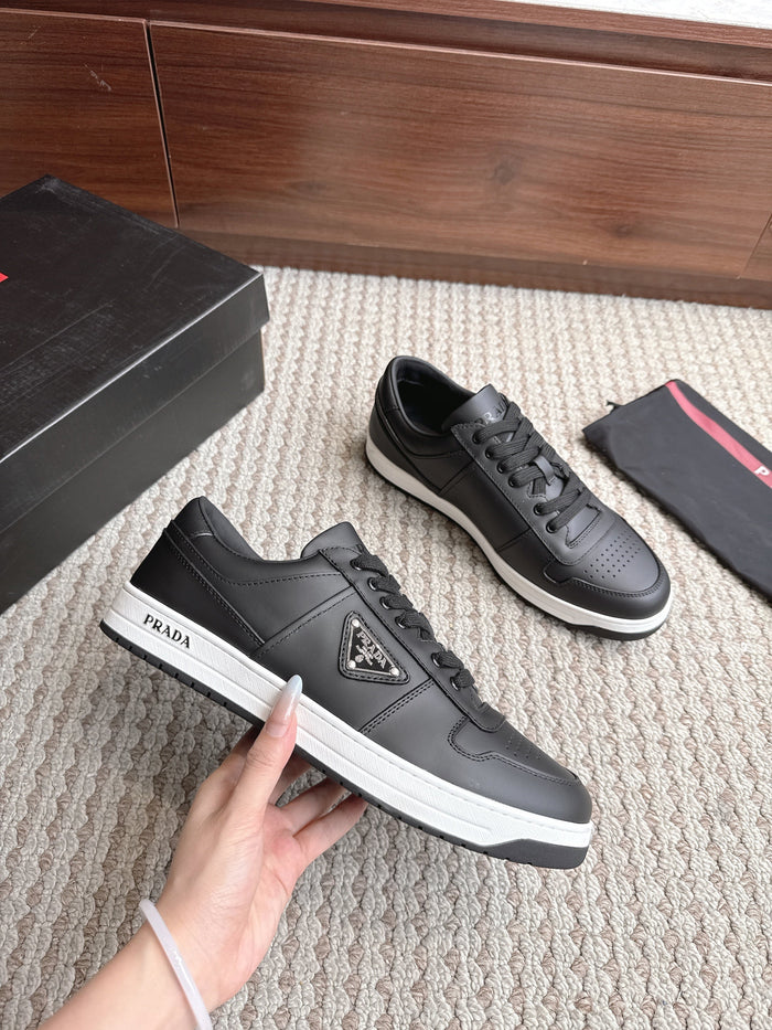 Prada Downtown Leather Dark Black White