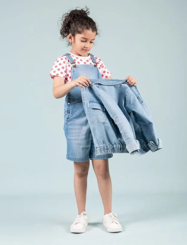 denim Jacket for girls-Tweeny Mini