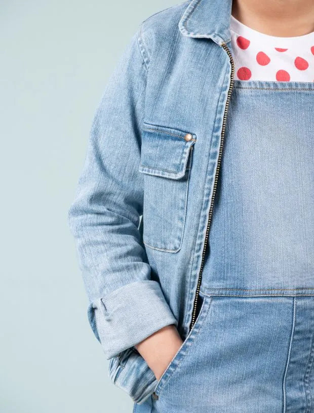 denim Jacket for girls-Tweeny Mini