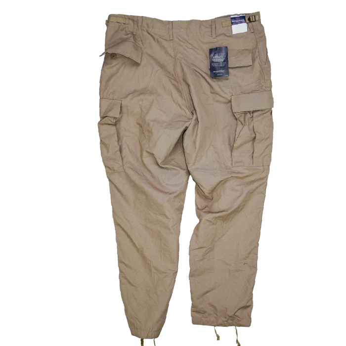 Propper Khaki BDU Ripstop Trousers - XLarge - Army & Outdoors - Combat Trousers