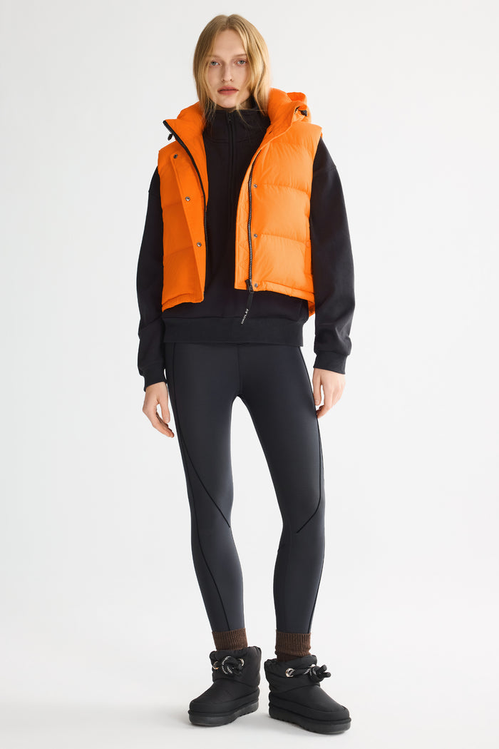 Orolay-Aurora Hooded Puffer Vest-#color_Bright Marigold