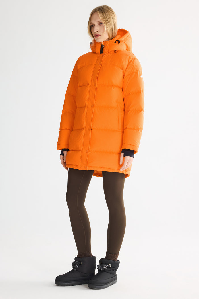 Orolay-Aurora Detachable Hood Down Puffer-#color_Bright Marigold