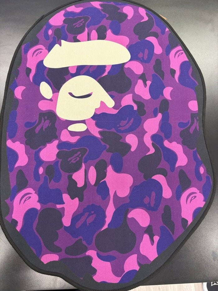 Purple Bape Ape Face Carpet - Accessory - Jawns on Fire Sneakers & Shoes