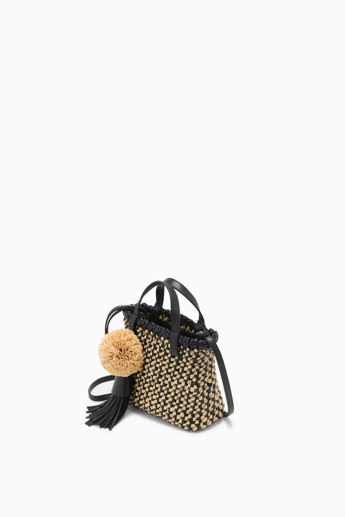 Hand-Woven Raffia Mini Crossbody - Side Angle | Ulla Johnson