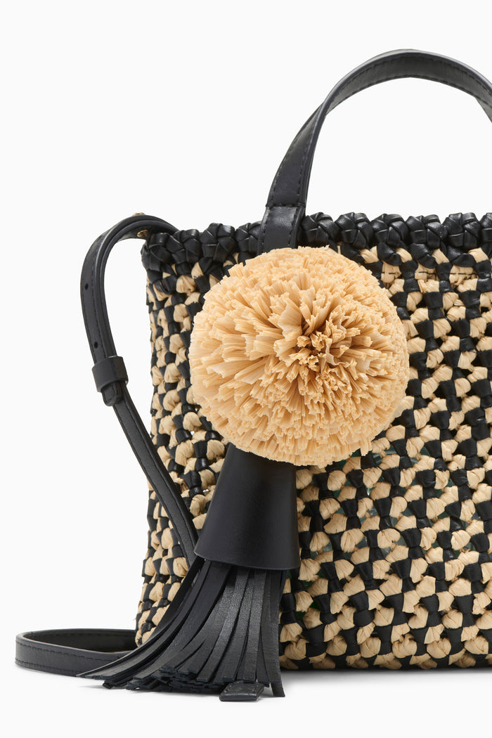 Black Leather Tassel Detail - Close-Up View | Ulla Johnson