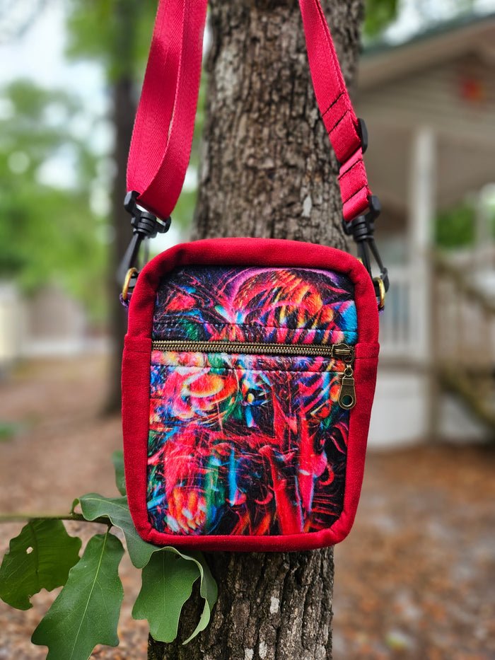 Reddy Threads x Singer "Off to See the Wizard" Velvet Crossbody Bag