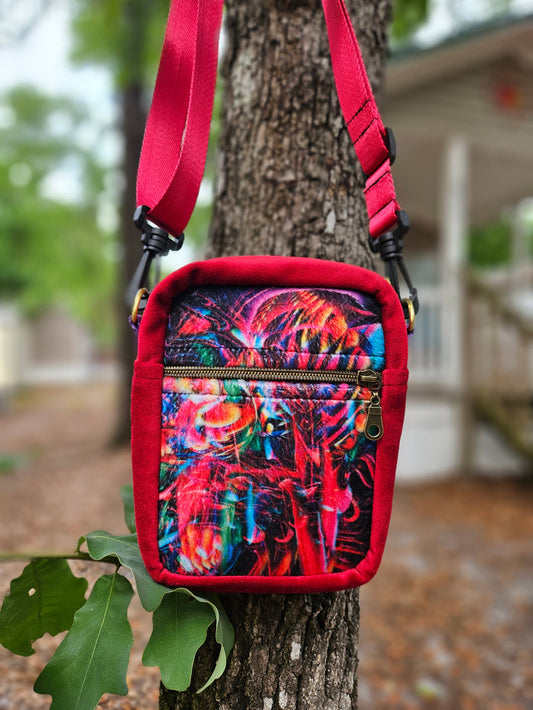 Reddy Threads x Singer "Off to See the Wizard" Velvet Crossbody Bag