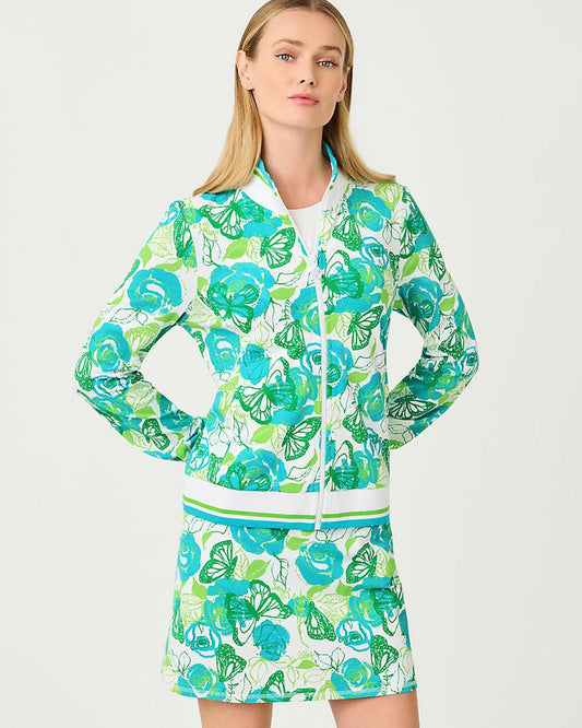 Lilly Pulitzer - Regate Jacket Upf 50 Plus - Resort White Monarch Rose