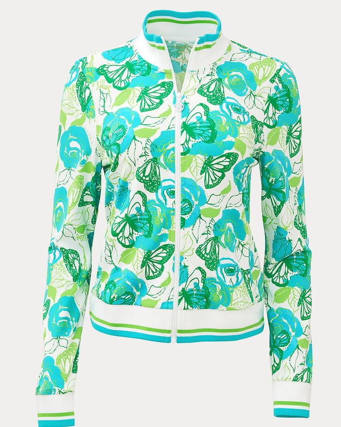 Lilly Pulitzer - Regate Jacket Upf 50 Plus - Resort White Monarch Rose