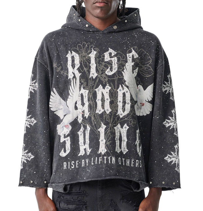 Rise And Shine French-Terry Hoodie Taker