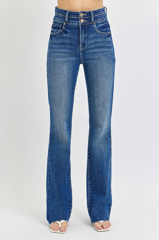 Risen Bootcut Double Waist Jeans 5843